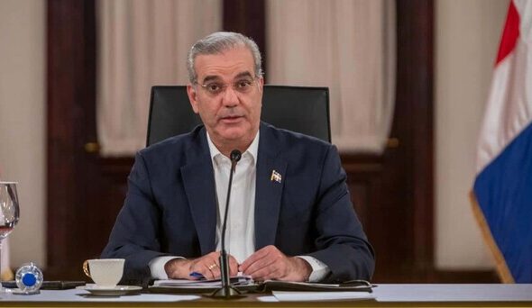 Presidente Luis Abinader durante declaraciones sobre la seguridad en la frontera dominico-haitiana.