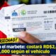 Nuevas tarifas del marbete 2026-2027 de RD$2,000 y RD$4,000 anunciadas por la DGII.