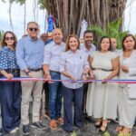 Carolina Mejía durante la inauguración del bulevar Pedro Livio Cedeño en Santo Domingo.