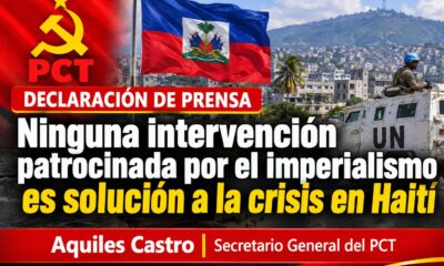 Ninguna intervención patrocinada por el imperialismo es solución a la crisis en Haití