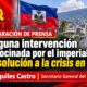 Ninguna intervención patrocinada por el imperialismo es solución a la crisis en Haití