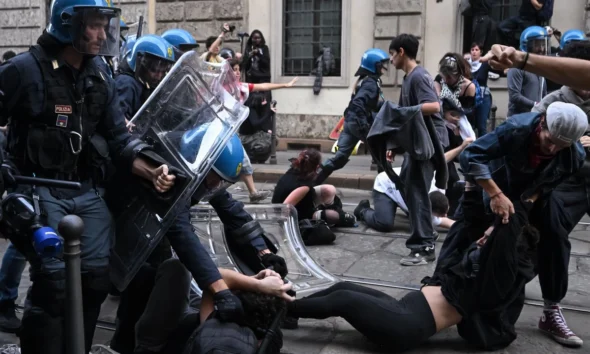Disturbios en Milán durante protestas contra el alto costo de la vida