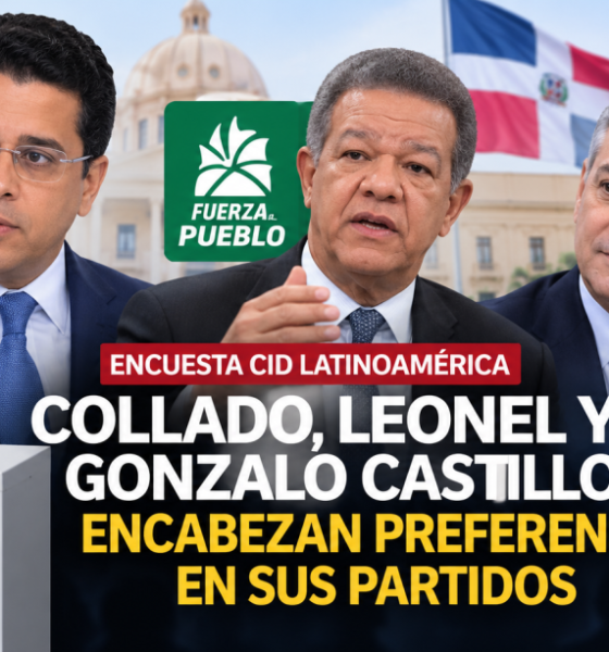 Información sobre los resultados de la medición de CID Latinoamérica de septiembre de 2026, con las preferencias internas del PRM, Fuerza del Pueblo y PLD. Ahora Noticias RD.