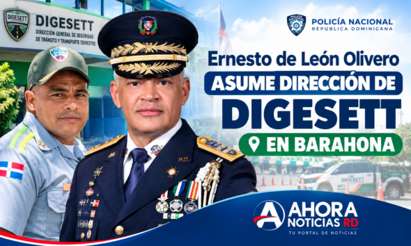 Ernesto de León Olivero, director regional de DIGESETT en Barahona