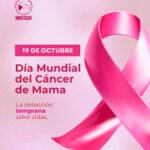 Imagen de concienciación sobre la prevención y detección temprana del cáncer de mama.