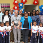Inauguración del aula de psicomotricidad del Inefi en la Escuela Parroquial Salesiana Cristo Rey de Barahona.