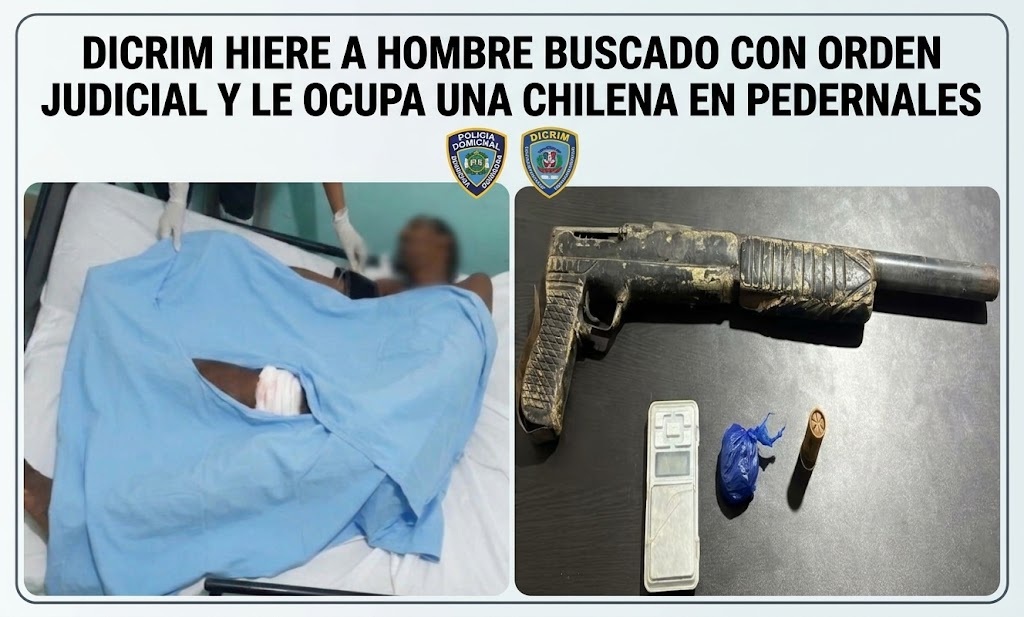 Intervención de la Policía Nacional en Juancho, provincia Pedernales.