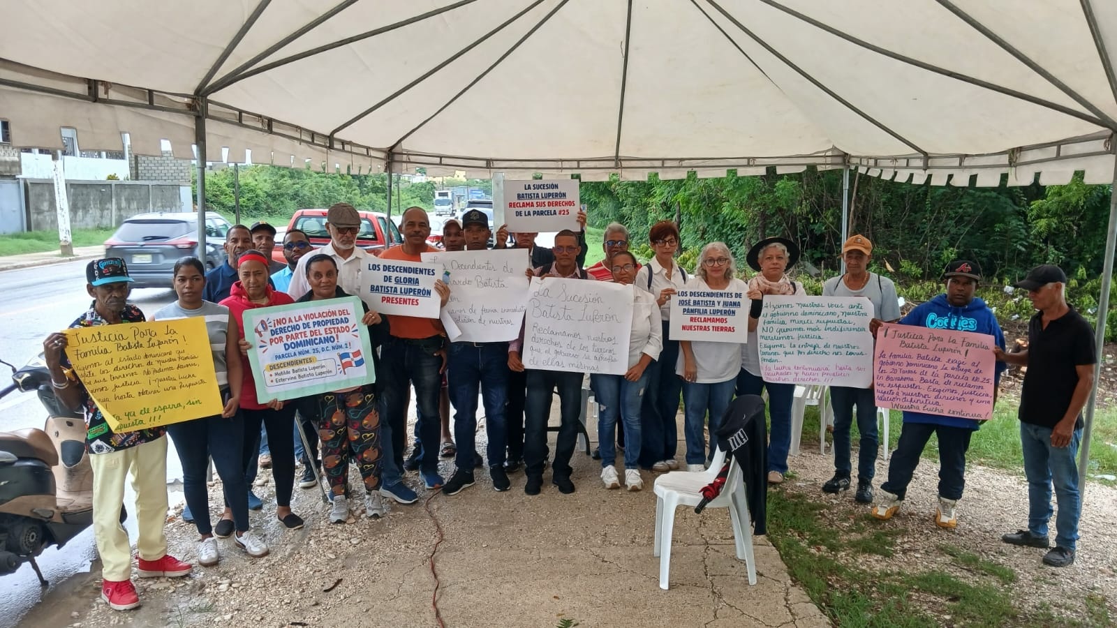 Planta de tratamiento de aguas residuales de Barahona relacionada con el reclamo de terrenos de los sucesores de la familia Batista Luperón.