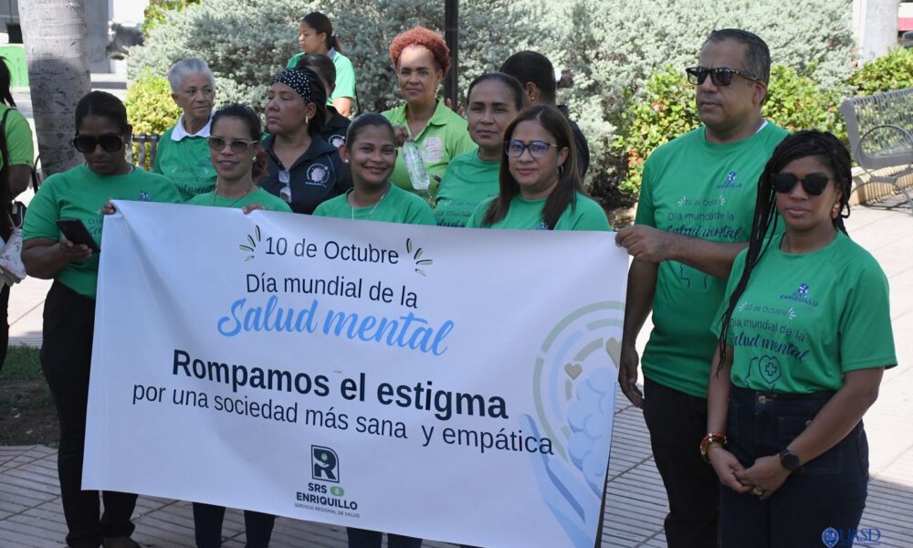SRS Enriquillo y UASD Recinto Barahona marchan para crear conciencia sobre la salud mental y fortalecer vínculos institucionales