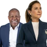 Adán Peguero y Carolina Mejía, figuras del Partido Revolucionario Moderno.