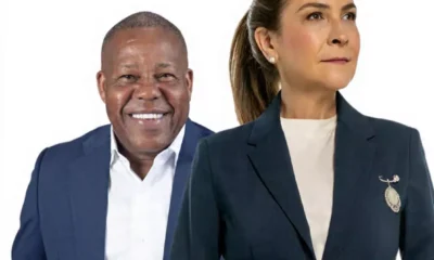 Adán Peguero y Carolina Mejía, figuras del Partido Revolucionario Moderno.