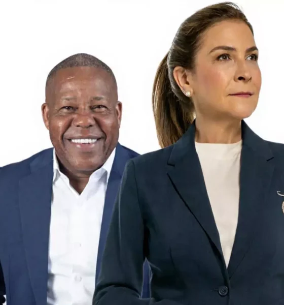 Adán Peguero y Carolina Mejía, figuras del Partido Revolucionario Moderno.