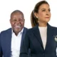 Adán Peguero y Carolina Mejía, figuras del Partido Revolucionario Moderno.