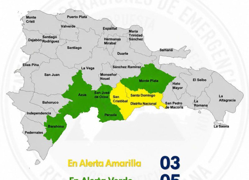 COE eleva alerta por onda tropical que provocará lluvias en el país