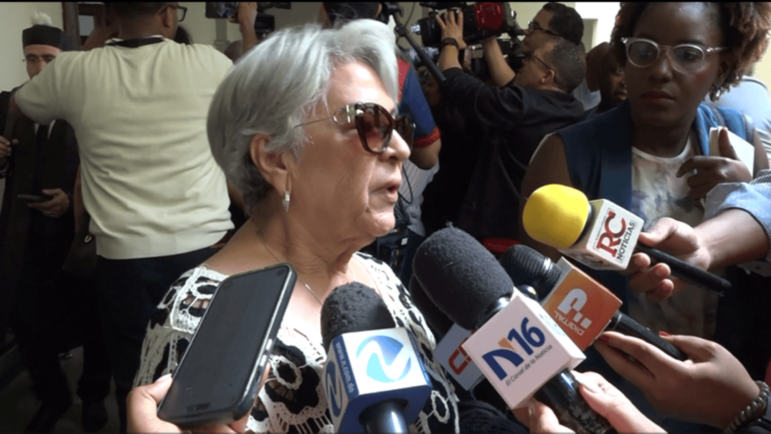 Familiares de víctimas del caso Jet Set tras la decisión sobre la calificación jurídica.