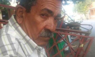 Fotografía de Rafael Suero Matos, conocido como Cucusito, comerciante de repuestos en Barahona.