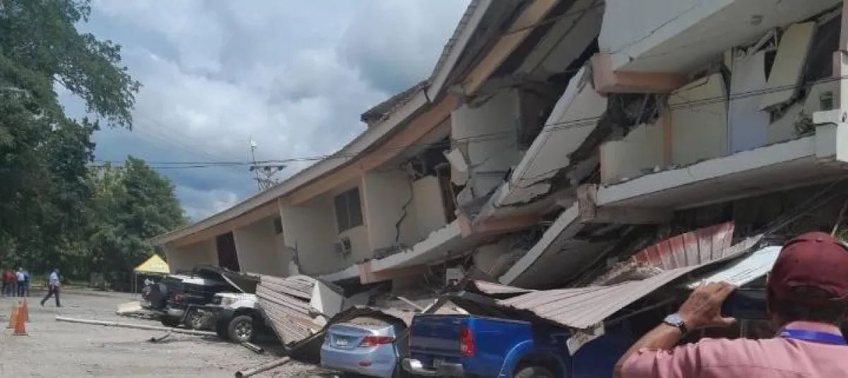 Daños estructurales reportados tras el terremoto que sacudió el sureste de Panamá.